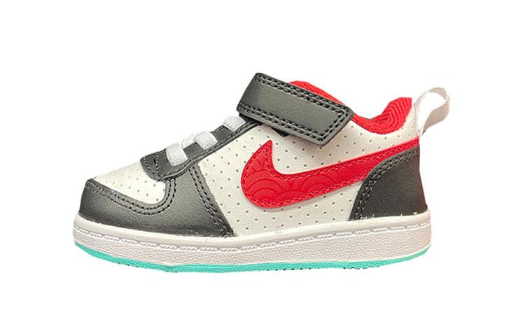 

Детские кроссовки Nike Court Borough Leather Low top Белый Черный Красный Для младенцев и малышей DQ5356-161 23.5
