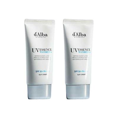 Vegan Waterfull Essence Sunscreen SPF50+ PA++++ Hydrating White Truffle UV Protection 50ml X 2 Set