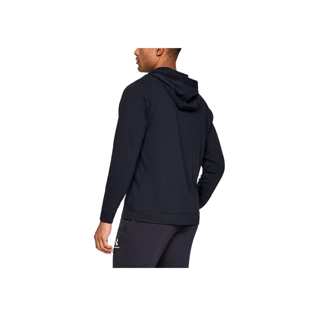 Under Armour Sportstyle Logo Graphic Loose Hoodie Jacket Men Tops Black 1345776-001