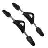 2PCS Diving Spring Fin Strap Stainless Steel Diving Fin Heel Strap with Quick Release Buckles for   Diving