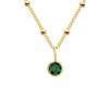 December Birthstone Rhinestone Pendant Necklace - European Women's Fashion