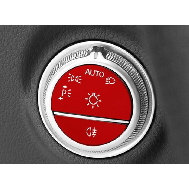 Red Aluminum Function Control Button Button Trim For Benz C-Class W206 -