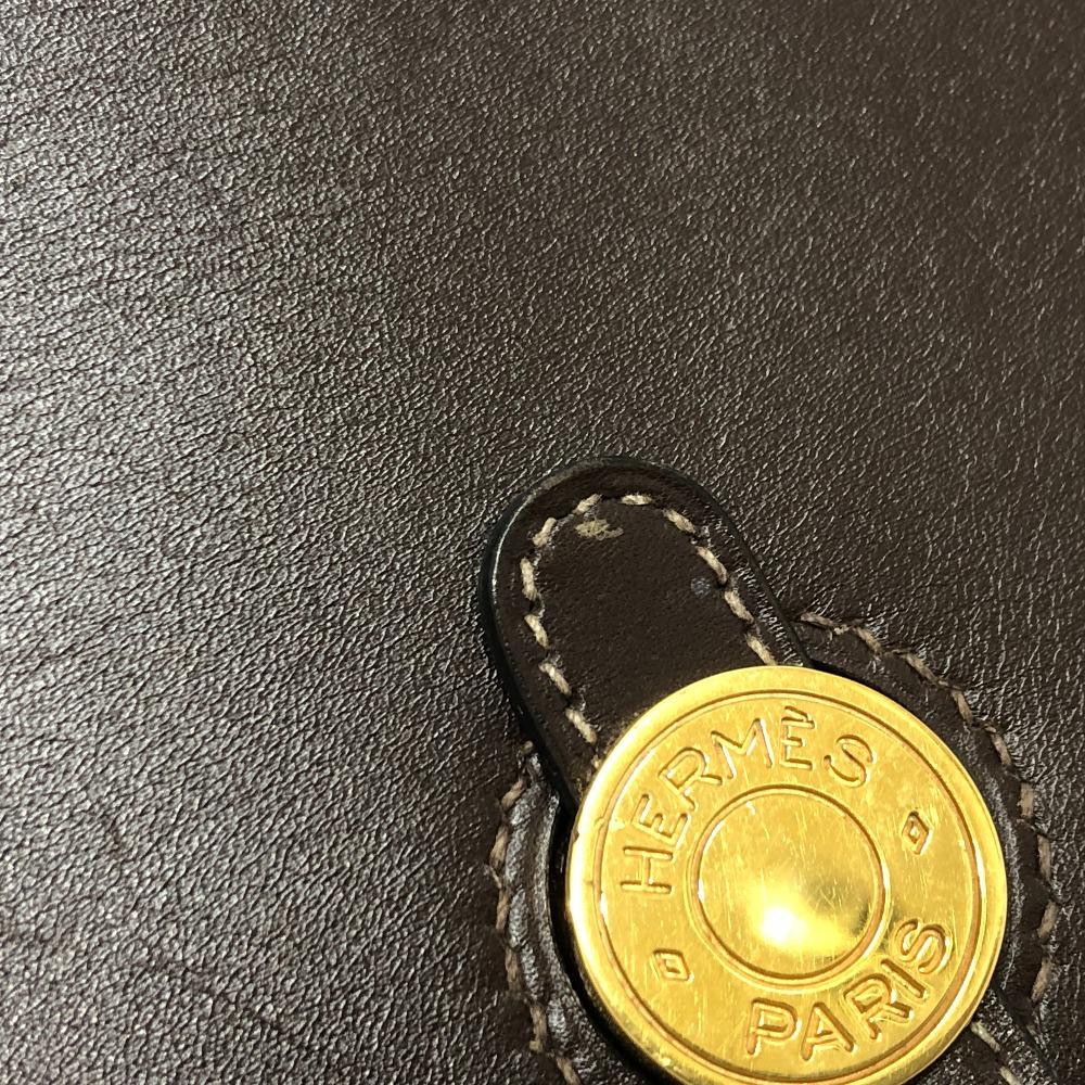 HERMES Dogon Series Box Bag accessory case Square Clutch mini party bag Pouch