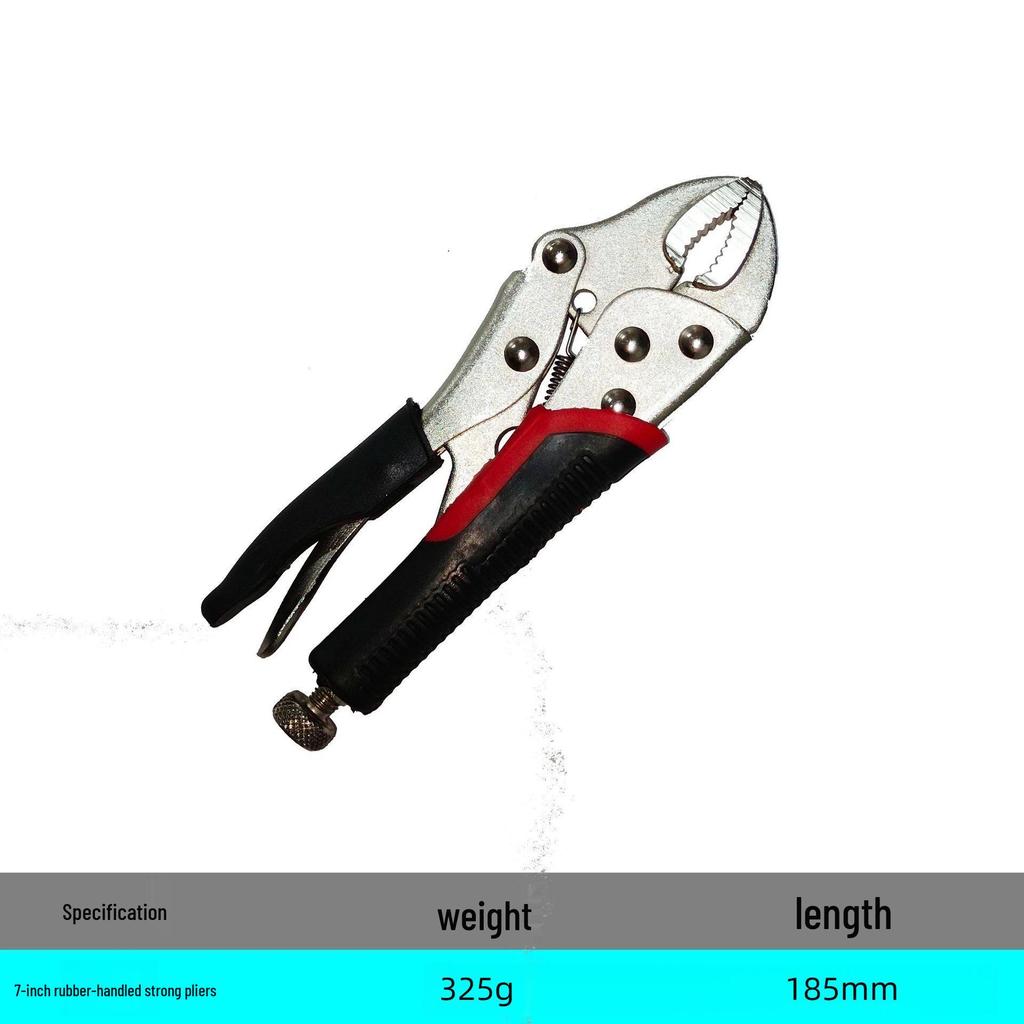 Industrial Grade Multifunctional High Leverage Round Nose Pressure Clamping Pliers for Labor-Saving Work.