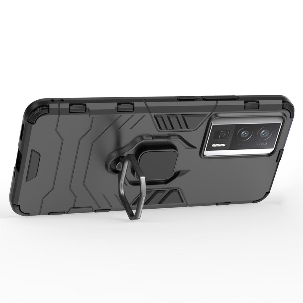 For Xiaomi Poco F5 Pro 5G/Redmi K60 Pro 5G/K60 5G Cell Phone Case Ring Holder Kickstand Shockproof Phone Cover