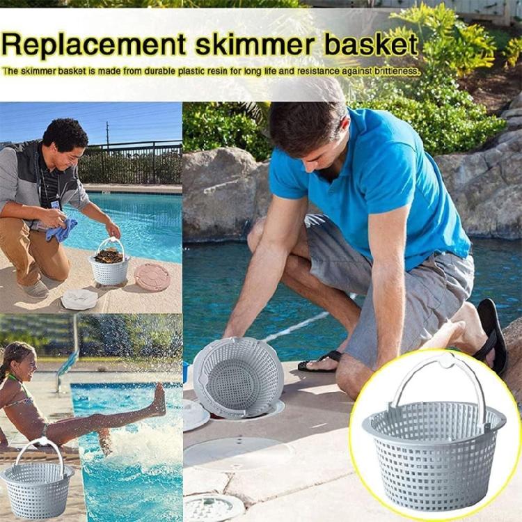 Skimmer Filter Basket Replacement Pool Skimmer Basket Maintenance Equipment Debris Leaves Collector Easy To Use