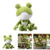 Adorable Coussin Peluche Grenouille Jouet en Peluche Doux Poupée Cadeau Décoration de Maison