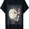 Moonlit Garden of Ethereal Cherry Blossoms T-Shirt