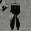 Plus Size High Waist Rhinestone Graphic Pants Women Autumn Winter Baggy Joggers Casual Straight Sweatpants