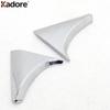 Rear Window Spoiler Cover Trim For Nissan Qashqai J11 2014 2015 2016 2017 2018 Chrome Car Side Wing Triangle Trims Accessories