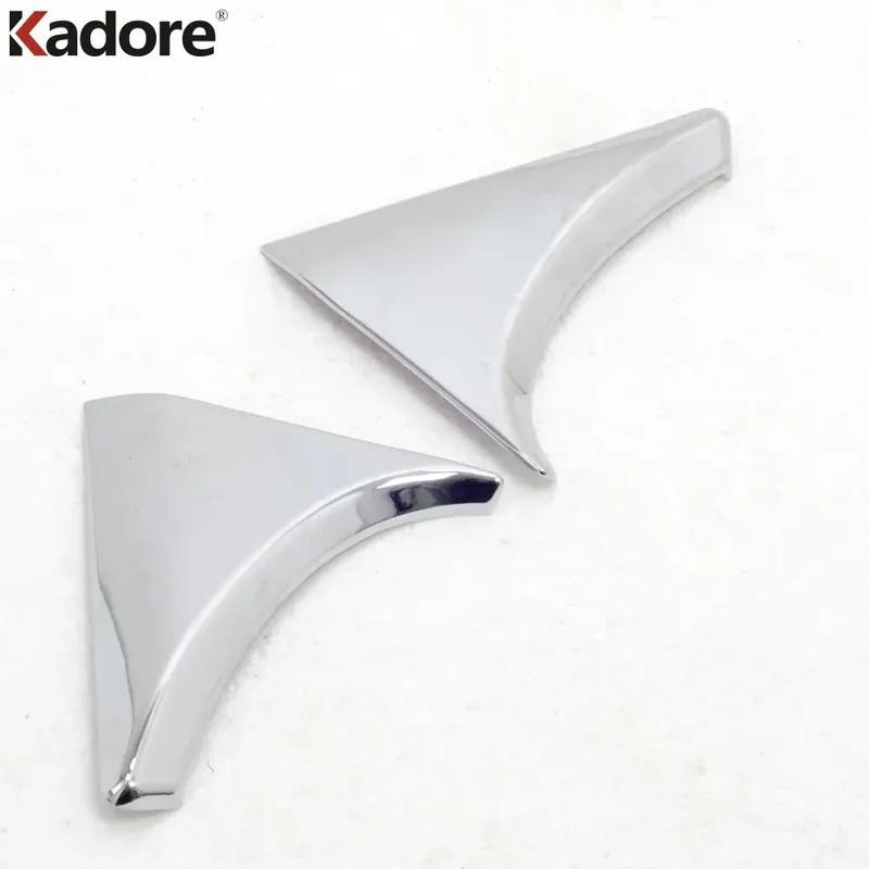 Rear Window Spoiler Cover Trim For Nissan Qashqai J11 2014 2015 2016 2017 2018 Chrome Car Side Wing Triangle Trims Accessories