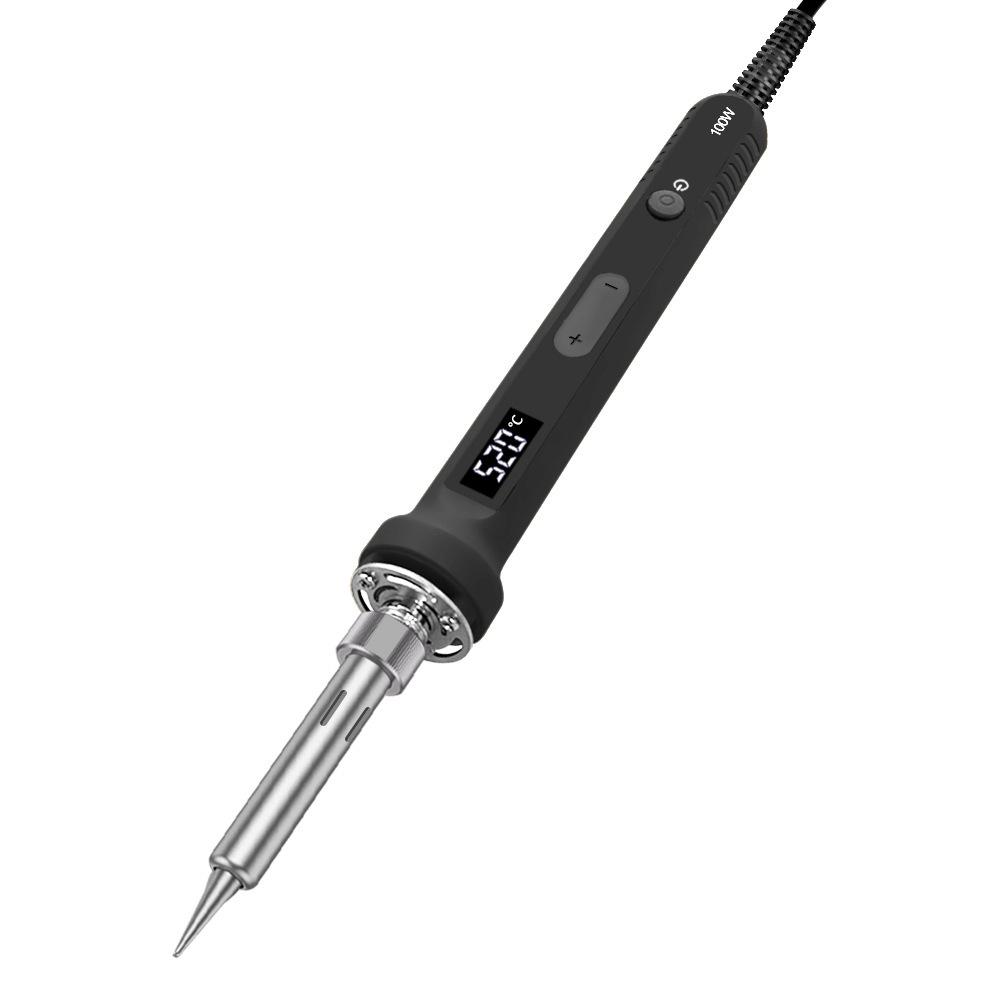 100W Electric Soldering Iron with Digital Temperature Control – Internal Heating & Constant Temperature for Precision Welding and Repair