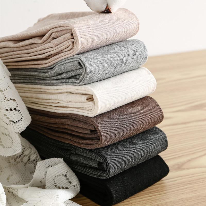 Winter Velvet Thickened Cotton Vertical Strip Leggings Women's Outer Wear Threaded Vertical Strip High Waist Thermal Pants Integrated Pants