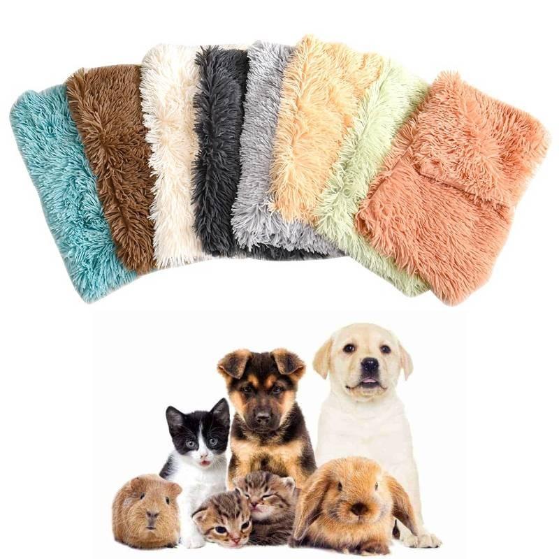 Puppy Pet Dog Cat Plush Fabric Blanket Bed Soft Fluffy Warm Throw Sofa Pad Mat