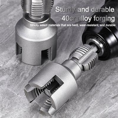 4/6 Points PPR Water Pipe Opener Tap Internal/External Thread Thread Tap  Waterpipe Tapping Tool