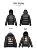 Men's Black Gold Short Down Jacket 2026: New Trendy Style, Unisex Thickened Goose Down Coat for Warmth.