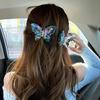 Illusionary Transparent Butterfly Clasp Clip for Women with Korean Elegance Popular High Grade Hair Clip On The Back of The Head