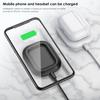 2 in 1 Handy-Ladegerät Rutschfeste Kabellose Kopfhörer Schnellladeständer für Apple