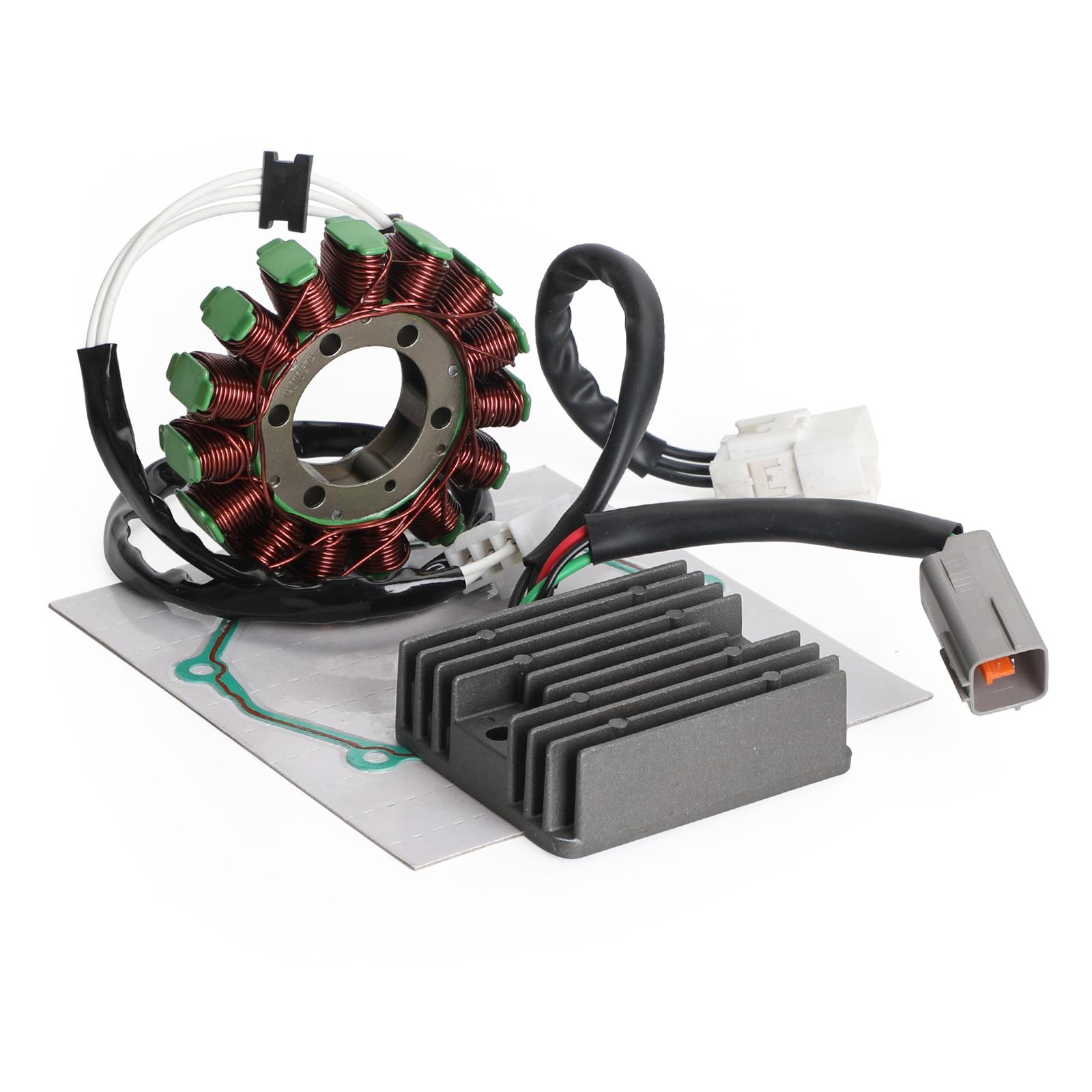 

Magneto Stator+Voltage Rectifier+Gasket For Kawasaki ZX600 Ninja ZX6R 2007-2008