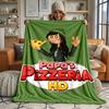 Papa Louie Ultra Soft Flannel Throw Blanket Warm Cozy Blanket for Bed Couch or outdoor best gift