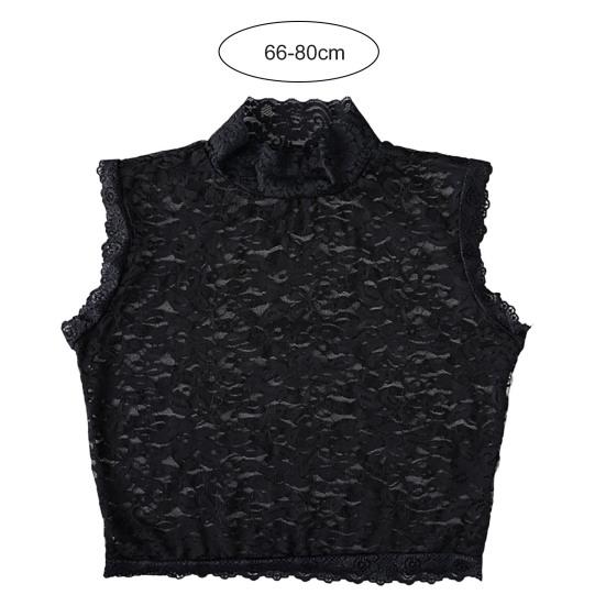 Fake Collar Turtleneck Hollow Out Flower Embroidery Detachable Shirt Design Clothing Accessories Breathable Lady Shirt Lace False Collar for Daily