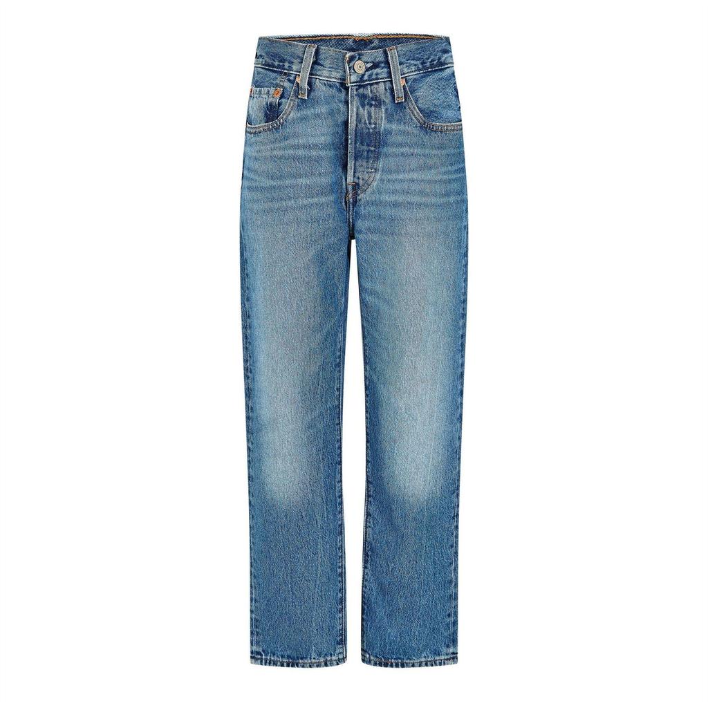 Levis Womens/Ladies 501 Straight Leg Ankle Grazer Jeans
