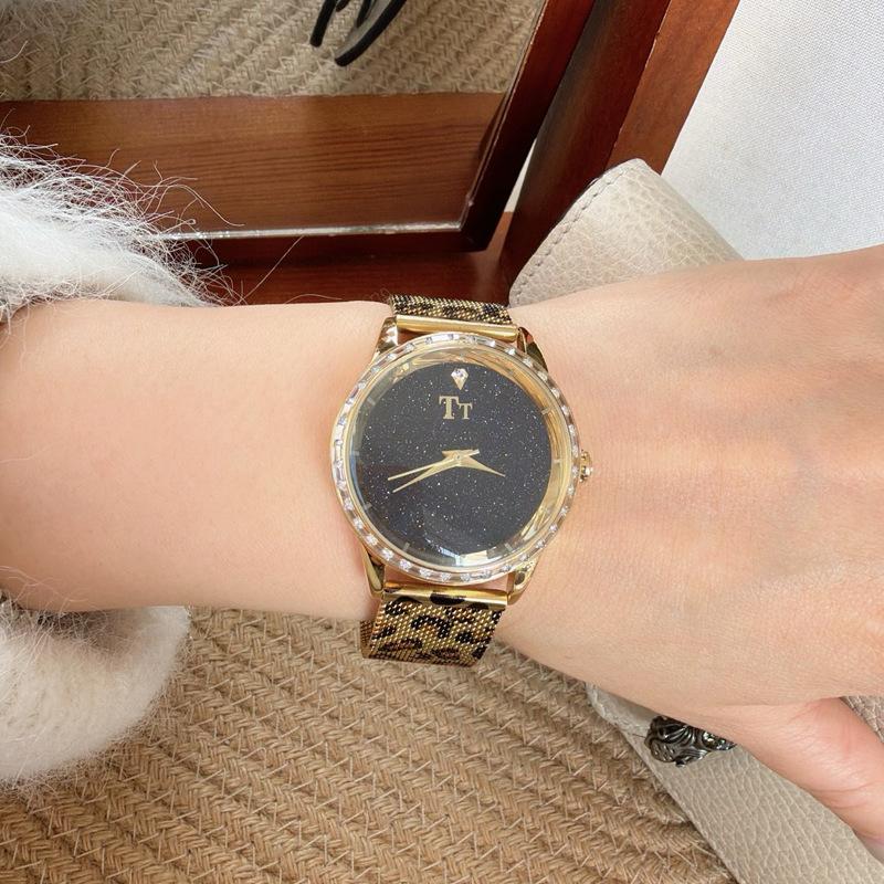 Barrel Type Watch Women'S Niche Design Simple Temperament Roman Scale Retro Women'S Watch
