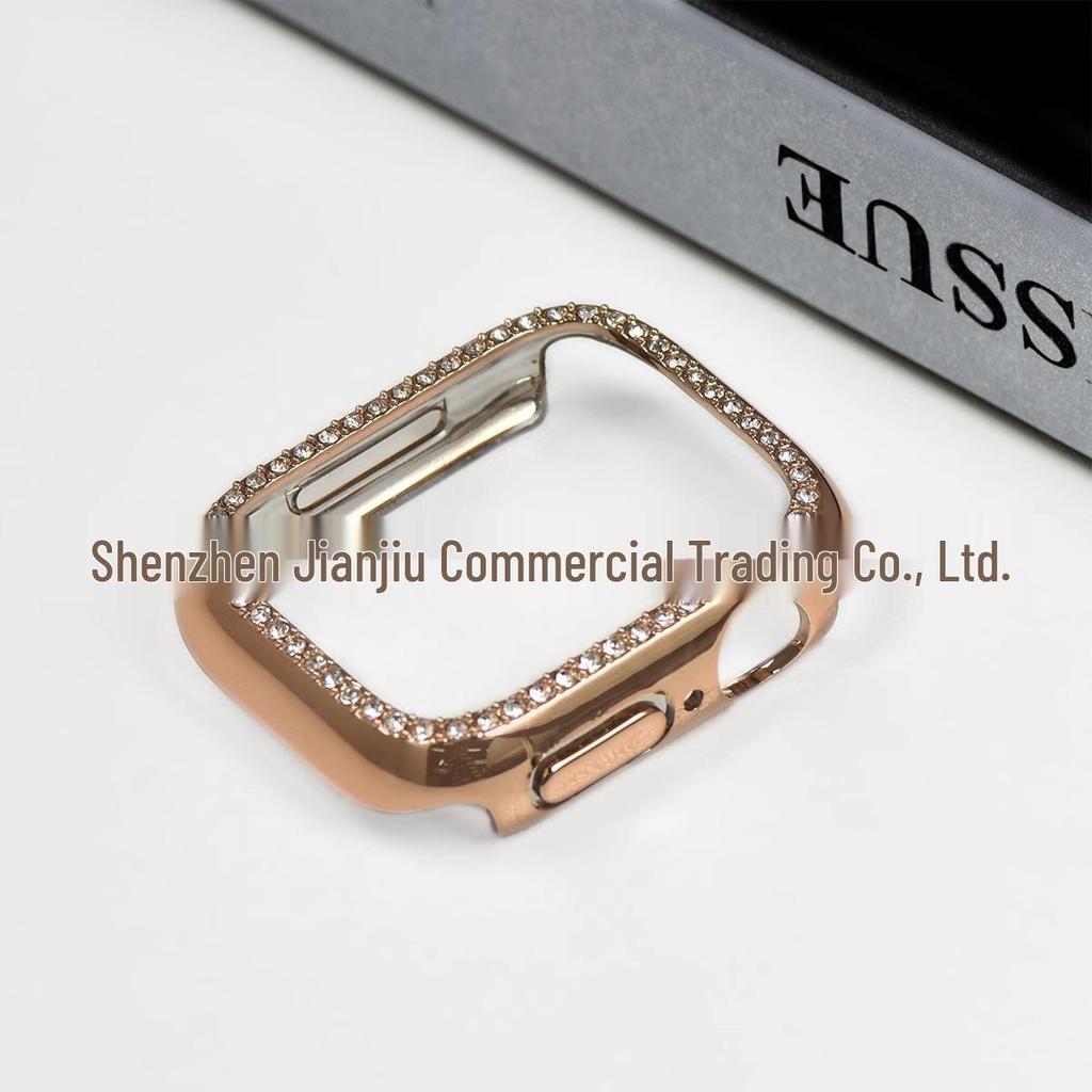 Koperta 46 mm z diamentami do zegarka Apple Watch Series 3-10