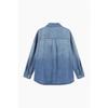Puppy Embroidery Denim Blouse Babl91611