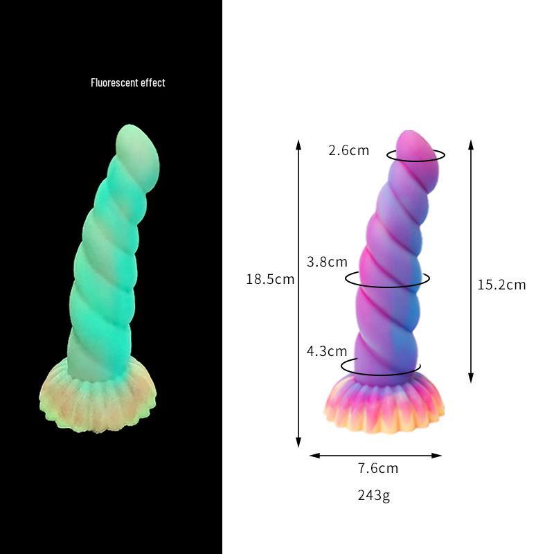 Thousand Hundred Fun Silicone Dildo - Female Erotic Toy for Anal Insertion & Masturbation