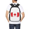 Kanadische Flagge Schülerrucksack Schultasche Wanderrucksack Tagesrucksack für Herren Damen Modischer Bücherrucksack Umhängetaschen