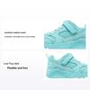 Synthetic Leather Mesh Versatile Comfortable Durable Low-Top Casual Shoes Kids Sneakers Teal 310493L-TURQ