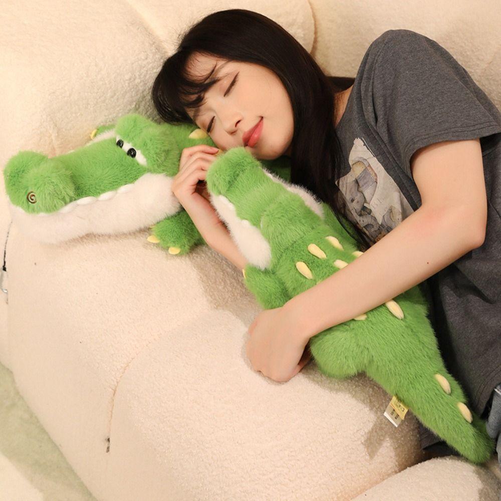 Hugging Pillows Crocodile Doll  Plush Toy Stuffed Animal Crocodile Throw Pillows  Children Friend