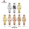 NAVIFORCE Original Simple Women Quartz Watch Square Case Stainless Steel Strap 3ATM Waterproof Lightweight Casual Fashion Women Watch NF5075