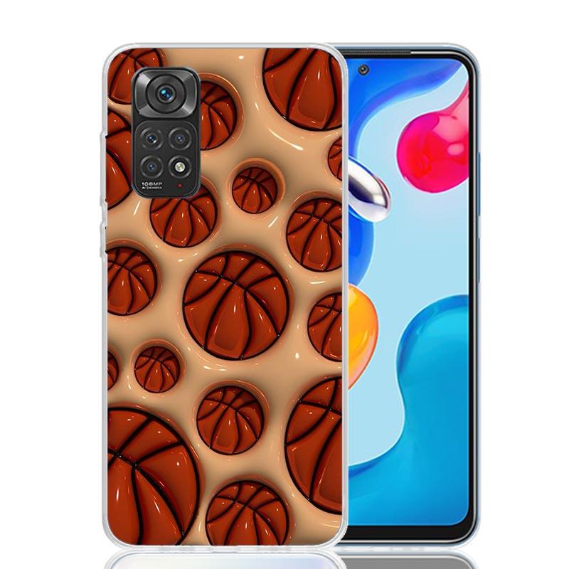 Basketball Basket Play Case Phone Cover for Xiaomi Redmi Note 14 13 12S 12 11S 11 11T 11E 10S 10 Pro Plus 5G Trend Fundas Note 1