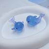 1Pc Mini Luminous Whale Home Decor Landscaping Resin Crafts Glowing Whale Garden Fish Tank Miniatures Ornaments Decoration