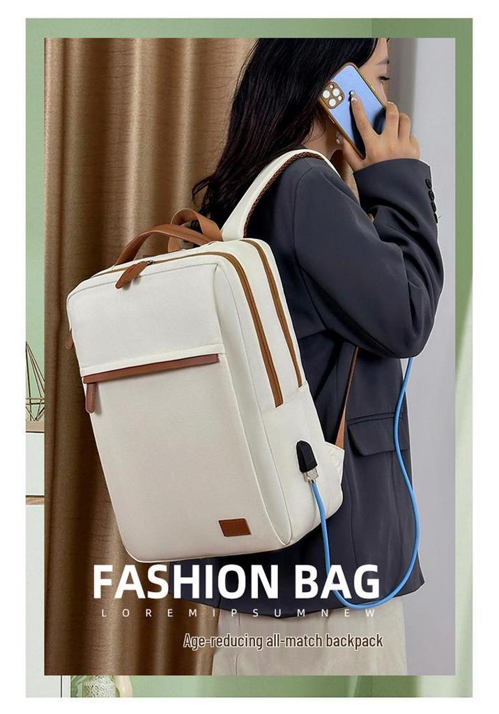 Cross-border Women's Casual Laptop & School Travel Backpack