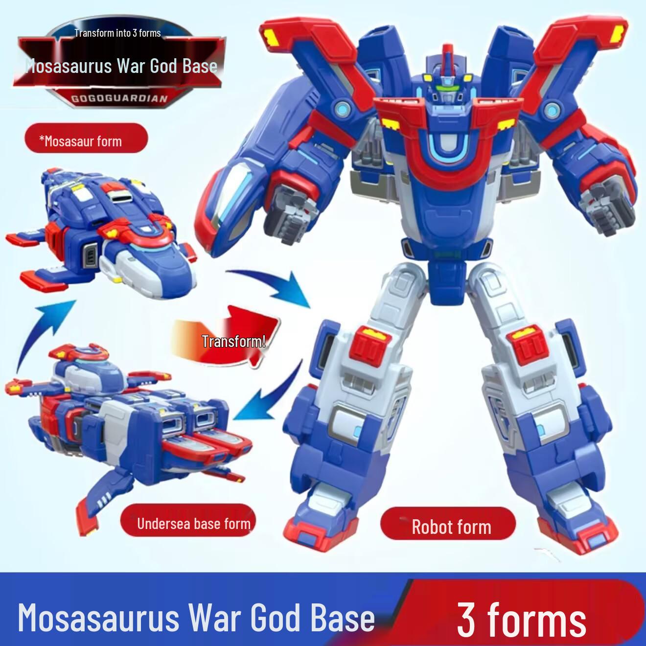 

Оригинальный робот-меха для трансформации «Приключение дракона»: Инферно Мозазавр Бог Войны