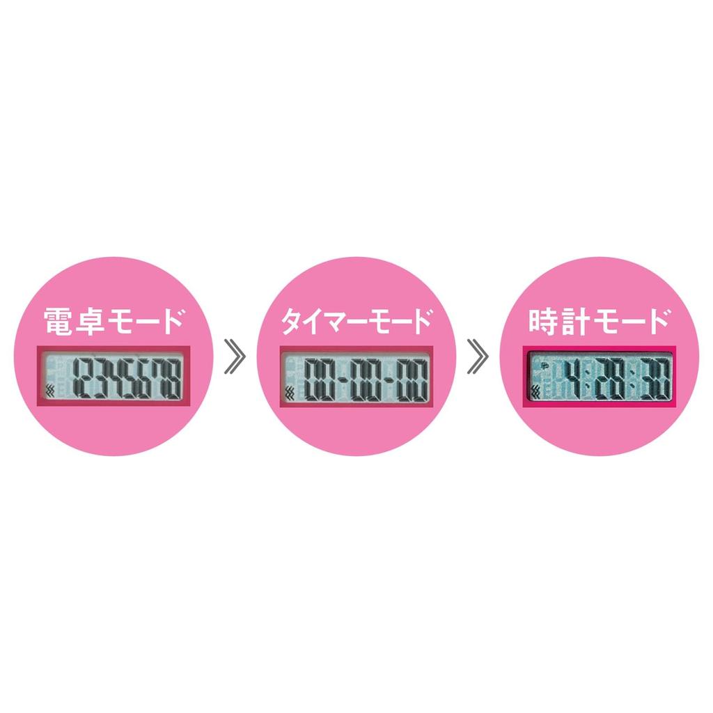 Calculator Nursing Medical with Ash Pink [Anfamie] Clock-equipped Timer, Supplies, Supplies, Strap,