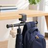 Clamp on Desk Side Hook Carbon Steel Desk Side Handbag Rack Desk Edge Hook  Home Office