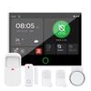 Sistema di allarme antifurto Tuya 4G+WiFi con touchscreen da 7 pollici e telecomando wireless GSM