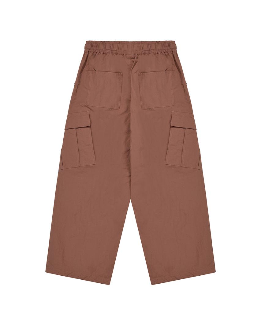 Opeunyadeu Nylon Cargo Pants-Indie Pink
