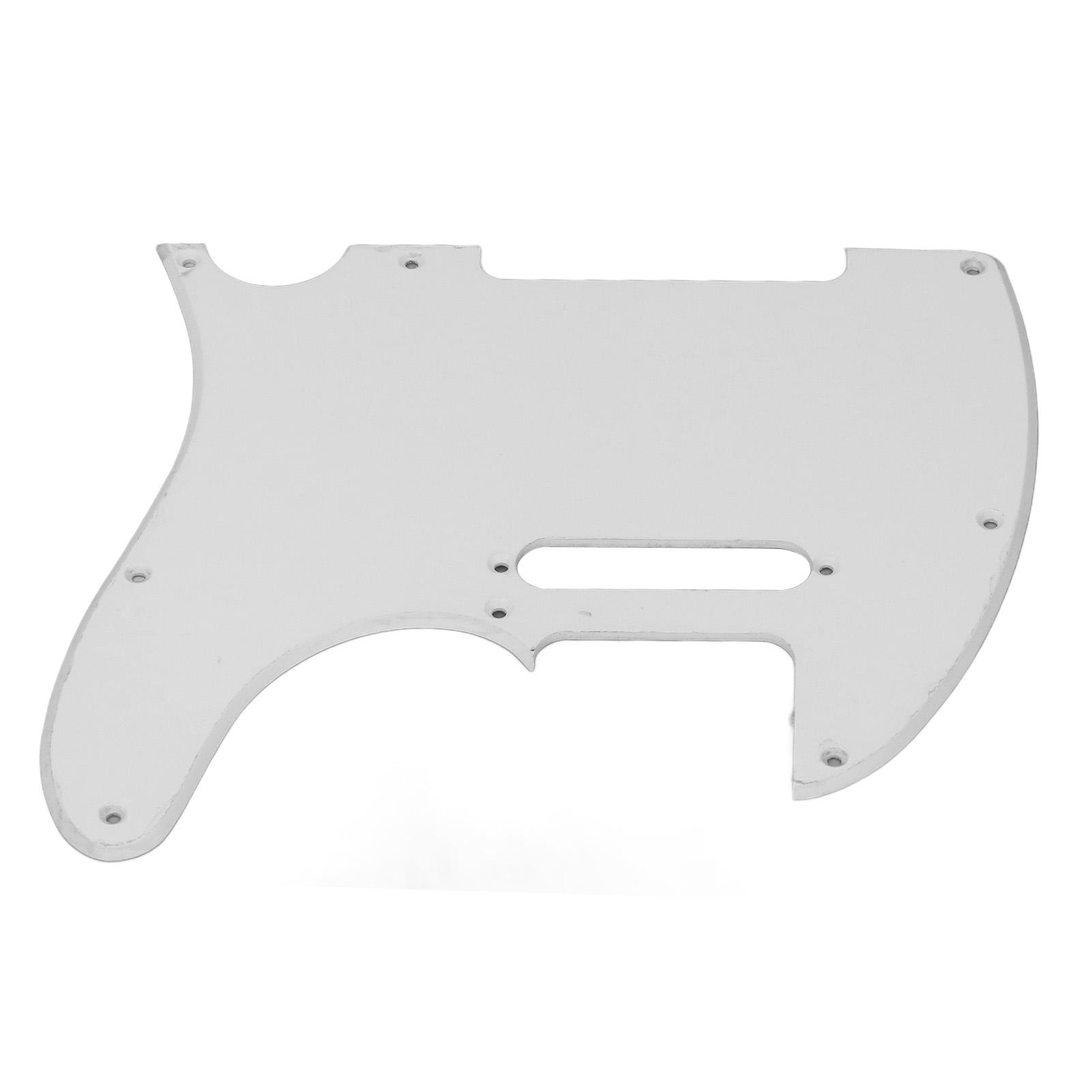 

Guitar Pickguard 8 Hole Single Layer PVC Guitar Scratch Plate for Telecaster Tele Guitars