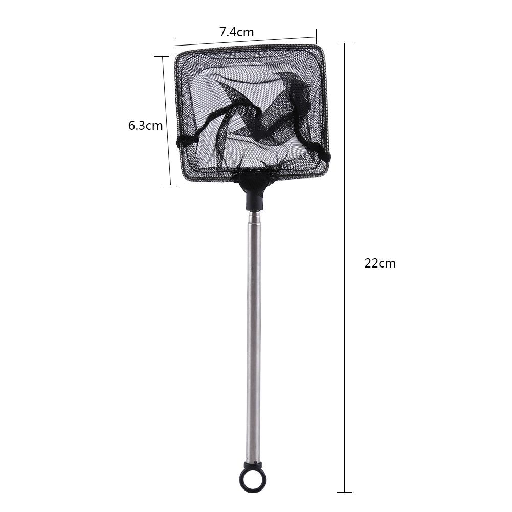 Fish Tank Aquarium Accessories Net Mini Adjustable Telescopic Fishes Shrimps Landing Net