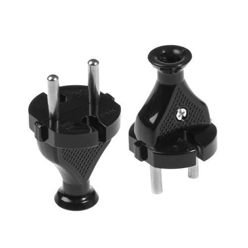AW Tools Plastic Straight Plugs (Pack of 10) (EU Plug)