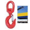 Crane Hook Swivel Eye Alloy Steel Gravity Rigging Lifting Industry Ship Building Round Hook 5T