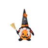 Halloween Gnome Decorations,Handmade Pumpkin Bat Ornaments Swedish Tomte Nordic Plush Elf Doll Nisse Adorable Gnome