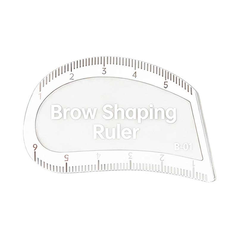 Quick Thrush Assistant Ruler – Transparent Eyebrow Shaping Guide for Beginners & Professional Makeup Artists