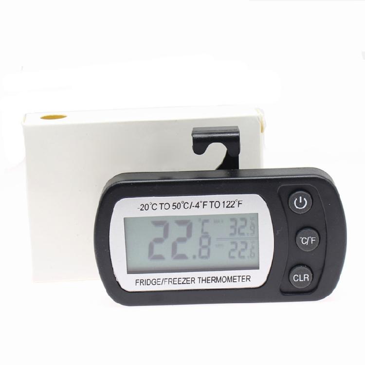 Refrigerator Thermometer with Hookd LCD Display Digital Freezer Room Thermometer