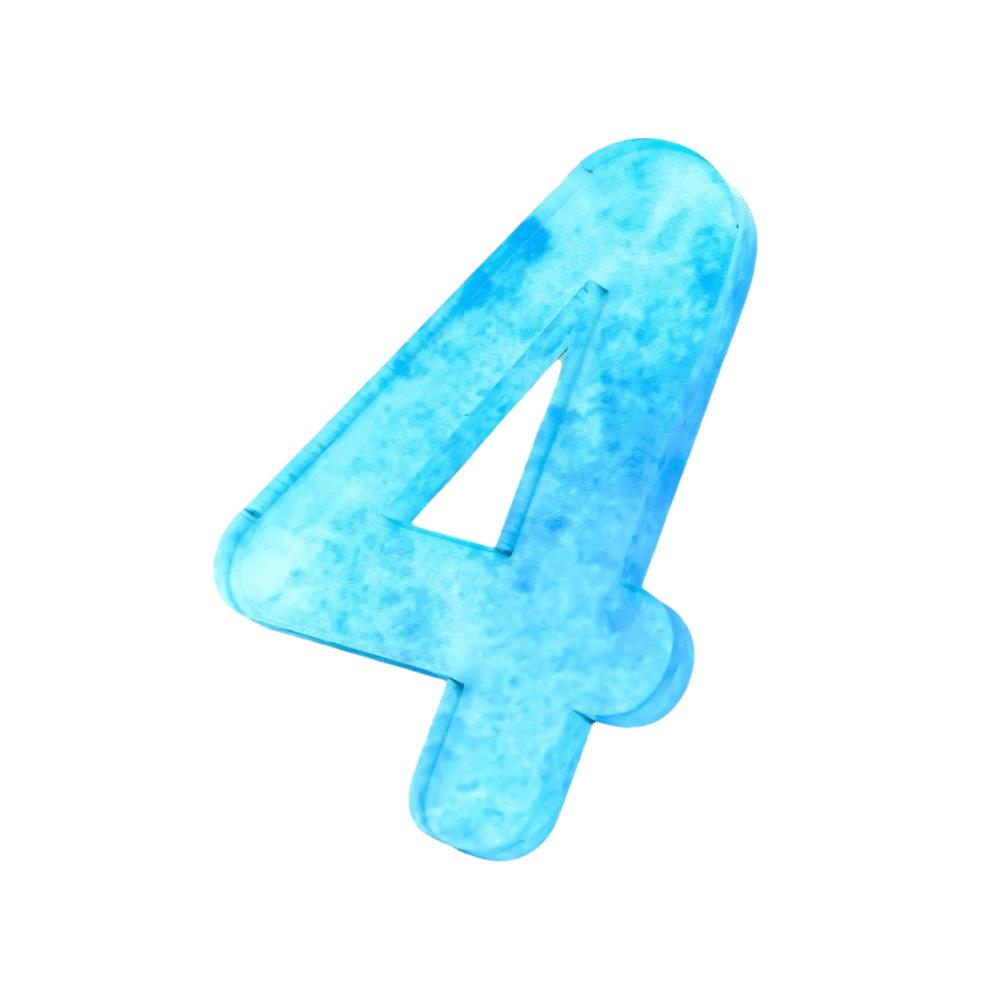 3D Raised Door Number Plaque Waterproof Address Number Sign House Number Stickers Hotel